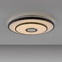 Kruhová - LD 15456-18 LED stropní svítidlo TURANUS, černá, kruhové, 50 cm, hvězdné nebe, 3000K - JUST LIGHT - foto 9
