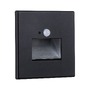 Zapuštěná - P 93135 LED vestavné svítidlo do zdi Edge Quadro hranaté se senzorem 8x8cm 1,2W 230V 2700K černá mat - PAULMANN - foto 9