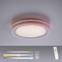 Kruhová - LD 15152-16 SPHERIC LED stropní svítidlo 40x40cm, kruhové, bílé, stmívatelné, hra světla, CCT LED panel RGB+2700-6500 - LEUCHTEN DIREKT / JUST LIGHT - foto 9