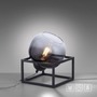 Stolní lampy dekorační - LD 15423-18 ZEA LED stolní lampa 1 ramenné černé kouřové sklo moderní do interiéru - LEUCHTEN DIREKT / JUST LIGHT - foto 9