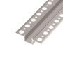 Podomítkové, sádrokartonové profily - LED profil SDK1 stříbrný do SDK - foto 4