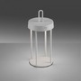 Na stůl - LD 19300-16 ANSELM LED stolní lampa na baterie bílá 28cm dotykový stmívač IP44 zahradní svítidlo 2700K - JUST LIGHT - foto 9