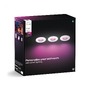 Koupelnová - PH 8721103072900 Hue Xamento podhledové LED svítidlo 3x4,2W, 2000-6500K, RGB, IP44, bílá (3ks) - PHILIPS - foto 9