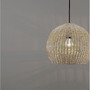 Dekorativní - NV 9586503 Závěsné svítidlo MARLO přírodní ratan černý kabel E27 1x12W 230V IP20 bez žárovky - NOVA LUCE - foto 9