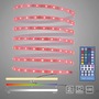 Dekorativní - LD 18950-70 TEANIA LED pásky vícebarevné 5 m s dálkovým ovladačem stmívatelné RGB RGB/3000K - JUST LIGHT - foto 9