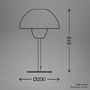 Stolní lampy dekorační - BRILO 7591011 Gryde na noční stolek - s vypínačem, E14 patice, max. 25W, kávová / světlešedá - BRILO - foto 9