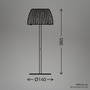 Stolní lampy dekorační - BRI 7625016 Loca stolní lampa - 8W, 800lm, LED, dotykový vypínač, stmívatelná, teplá bílá, starobílá - BRILONER - foto 9