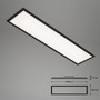 Hranatá - BRILO 7167015 CCT svítidlo LED panel, 100 cm, 24 W, 2600 lm, černá (starý kód: BRILO 7167-015) - BRILO - foto 9