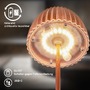 Stolní lampy dekorační - BRILO 7552013 Nabíjecí stolní lampa Riffle Mini - 20 cm, 1,5W, 150lm, bezdrátová, LED, stmívatelné, dotykový vypínač, měď - BRILO - foto 9