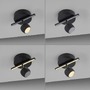 Bodová - LD 11400-18 LED stropní svítidlo černé JARIK jednoramenné, řízení vypínačem, nastavitelné, 3000K - JUST LIGHT - foto 9