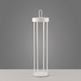 Dekorační - LD 19301-16 ANSELM LED stolní lampa na baterie bílá 50cm dotykový stmívač IP44 zahradní svítidlo 2700K - JUST LIGHT - foto 9