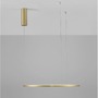 Kruhová - NV 9345602 Závěsné svítidlo TARQUIN broušený zlatý hliník a akryl LED 36W 230V 3000K IP20 stmívatelné - NOVA LUCE - foto 9