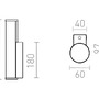 Koupelnová - RED R14519 STELLA nástěnné svítidlo 230V LED 7W 690lm 3000K IP44 - RED - DESIGN RENDL - foto 9
