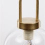 Koule - NV 9241170 Závěsné svítidlo IRVINE čiré sklo černý kabel mosazný zlatý kov E27 1x12W 230V IP20 bez žárovky - NOVA LUCE - foto 9