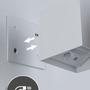 Nepřímé osvětlení - P 71283 LED nabíjecí nástěnné svítidlo Nyara IP44 3000K 100x100mm 2x1W bílá - PAULMANN - foto 9