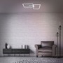 Hranatá - BRILO 3149018 LED CCT rám 50 cm 2x15W 1650lm chrom (starý kód: BRILO 3149-018) - BRILO - foto 9