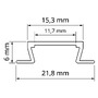Vestavné profily - LED profil V4 mini vestavný - foto 9