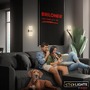 Nepřímé osvětlení - BRI 3888012 Aura nástěnné svítidlo - 2,5W, 100lm, nabíjecí, LED, s pohybové čidlo, matný nikl - BRILONER - foto 9