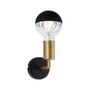 Dekorativní - P 71137 Nástěnné svítidlo Ravi IP44 E27 max. 60W černá mat/zlatá - PAULMANN - foto 9