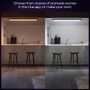 Hranatá - PH 8720169329034 Hue Aurelle přisazený LED panel REC (obdelníkový) 120x30cm, černá, 2200-6500K - PHILIPS - foto 9
