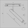 Lištové Magnetic Maytoni Exility - M TR141-2-6W3K-M-BS Svítidlo pro kolejnicový systém Focus T 3000K 6W teplá bílá 280lm mosaz hliník Exility - MAYTONI - foto 9