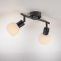 Bodová - LD 12151-18 LOKI LED stropní svítidlo 2 ramenné černé otočné spoty nadčasový design 3000K - JUST LIGHT - foto 9