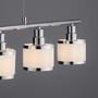 Podélná - LD 15375-17 ACCOR LED závěsné svítidlo 5 ramenné lesklý chrom do jídelny - LEUCHTEN DIREKT / JUST LIGHT - foto 9