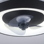 Kruhová - LD 14644-18 LED stropní svítidlo s ventilátorem černé, časovač, stmívatelné paměťová funkce, 2700-5000K - JUST LIGHT - foto 9