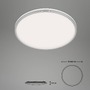 Kruhová - BRILO 3065-014 LED CCT Smart stropní svítidlo pr. 49 cm 42W 4500lm chrom - BRILO - foto 9