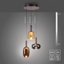 Dekorativní - PN 2679-70 IRIDES LED závěsné svítidlo 3 ramenné nastavitelná výška Comfort Lift paměťová funkce SimplyDim 3000K - PAUL NEUHAUS - foto 9