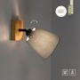 Bodová - LD 11581-79 GREEN MICH LED nástěnné svítidlo přírodní dřevo 1 ramenné látkové stínidlo nastavitelné a otočné - LEUCHTEN DIREKT / JUST LIGHT - foto 9