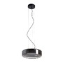 Kruhová - RED R14400 NAOMI LED závěsné svítidlo, skleněná kouřové sklo/mléčné sklo/černá - RED - DESIGN RENDL - foto 9