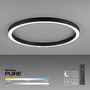Kruhová - PN 6306-13 Paul Neuhaus LED stropní svítidlo PURE-LINES 70x70 CCT dálkový ovladač 2700-5000K antracit - PAUL NEUHAUS - foto 9