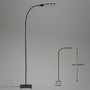 Stojací lampy - BRILO 1389015 LED CCT stojací svítidlo s dotykovým vypínačem 183 cm 8W 600lm černá (starý kód: BRILO 1389-015) - BRILO - foto 9