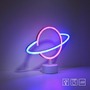 Stolní lampy dekorační - LD 85029-70 NEON-SATUR LED stolní lampa dekorační vícebarevný motiv na baterie s vypínačem - LEUCHTEN DIREKT / JUST LIGHT - foto 9