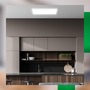 Hranatá - BRILO 7550016 Tava A LED stropní svítidlo, energetická třída A, přímé a nepřímé osvětlení, 50.000h životnost, 58cm, bílé - BRILO - foto 9
