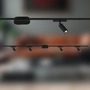Lištové Briloner 48V - BRILO 8025045 Startovací sada lištový systém nízké napětí 200 cm, 2x 48V lišta, 4 LED spoty, s trafem, černá - BRILO - foto 9