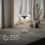 Stolní lampy dekorační - BRILO 7573018 Caxa stolní lampa - 2,8W, 300lm, bezdrátová, IP44, LED, stmívatelná, dotykový vypínač, chrom - BRILO - foto 9