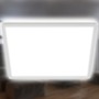 Hranatá - BRILO 3865416 Slim Case stropní svítidlo 42x42 cm - 22W, 3000lm, neutrální bílá, LED, bílé - BRILO - foto 9