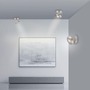Bodová - PN 9051-95 LED stropní svítidlo PURE Oculis, metalická šedá, stmívatelné, otočné a nastavitelné 2700K - PAUL NEUHAUS - foto 9