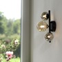 Dekorativní - PN 9583-18 POPSICLE LED nástěnné svítidlo černé kouřové a jantarové sklo moderní teplá bílá 3000K - PAUL NEUHAUS - foto 9
