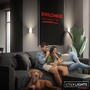 Nepřímé osvětlení - BRI 3942016 Isy nástěnné svítidlo - 2W, 200lm, nabíjecí, LED, dotykový vypínač, stmívatelné, bílé - BRILONER - foto 9