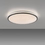 Kruhová - LD 14295-18 KYLE LED stropní svítidlo průměr 49cm černé hvězdné nebe krokově stmívatelné 3000K - JUST LIGHT - foto 9