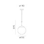 Koule - AR 1283010A nh 35 závěsné - ARTEMIDE - foto 9