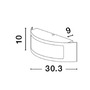 Nástěnná - NV 9020933 Venkovní nástěnné svítidlo ZENITH tmavě šedý hliník akrylový difuzor proti oslnění E27 1x12W 220-240V bez žárovky IP44 - NOVA LUCE - foto 9