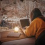 Stolní lampy dekorační - BRILO 7561011 Sora Mini LED stolní lampička bezdrátová IP54, stmívatelné, dotykový vypínač, imitace dřeva - BRILO - foto 9