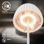 Stolní lampy dekorační - BRILO 7552016 Nabíjecí stolní lampa Riffle Mini - 20 cm, 1,5W, 150lm, bezdrátová, LED, stmívatelné, dotykový vypínač, bílé - BRILO - foto 9