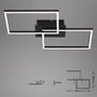 Hranatá - BRILO 3149-015 LED CCT rám 50 cm 2x15W 1650lm černá - BRILO - foto 9
