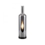 Stolní lampy dekorační - LD 14006-25 Stolní lampa BOTTLE, kouřová barva, tvar láhve, kouřové sklo, šňůrový vypínač - JUST LIGHT - foto 9