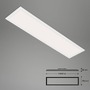 Hranatá - BRILO 7385-016 CCT svítidlo LED panel, 100 cm, 28 W, 3000 lm, bílé - BRILO - foto 9
